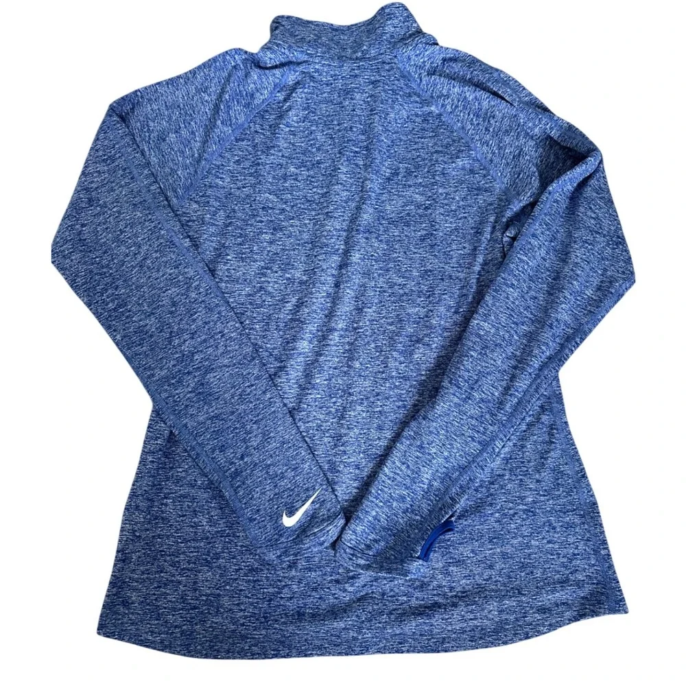 Nike NFL New York Giants Womens Dri-FIT Quarter Zip Pullover Large Thumbhole